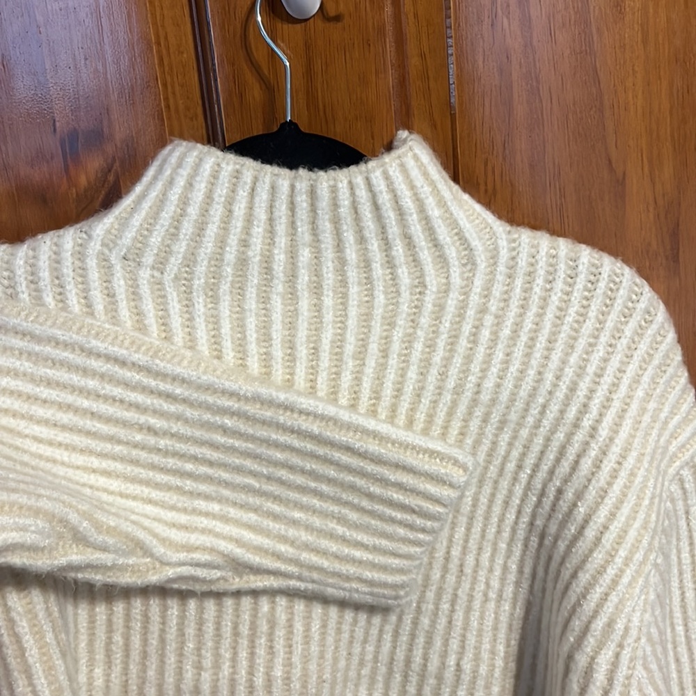 NA-KD High Neck Rib Knit Sweater